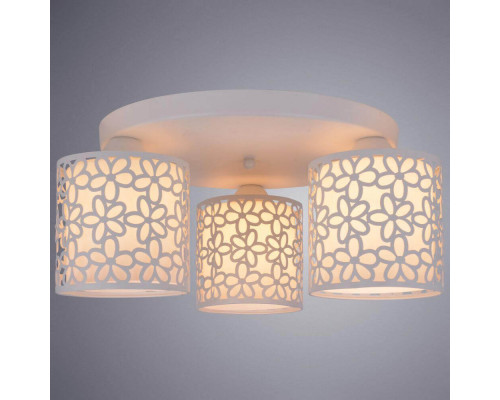 Дополнительное фото Люстра потолочная Arte Lamp Traforato A8349PL-3WH: Купить в Интернет магазин освещения GCSVET.RU