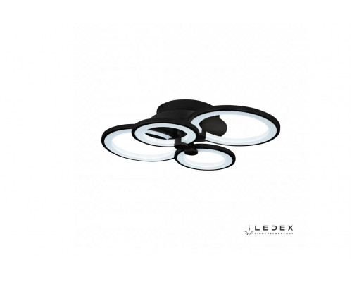 Дополнительное фото Люстра потолочная iLedex Ring A001/4 MBK: Купить в Интернет магазин освещения GCSVET.RU