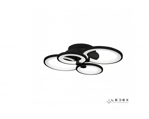 Дополнительное фото Люстра потолочная iLedex Ring A001/4 MBK: Купить в Интернет магазин освещения GCSVET.RU