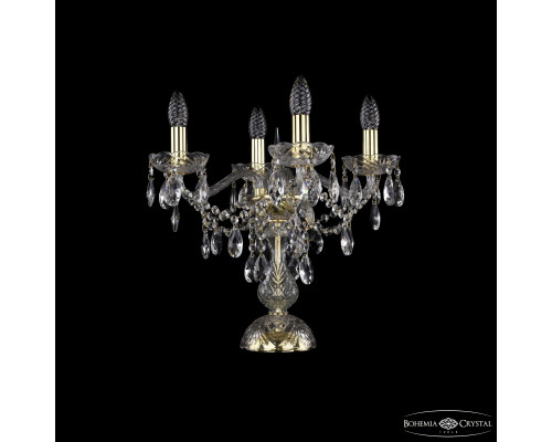 Основное фото Лампа настольная Bohemia Ivele Crystal 1415L/4/141-39 G: Купить в Интернет магазин освещения GCSVET.RU