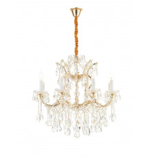 Люстра подвесная iLamp Diamond 6071-8 GD+CL