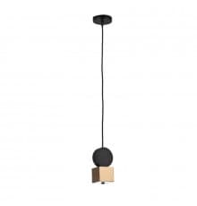 Светильник подвесной LED iLedex Play P818/1-6W-3000K-D80 MBK-BRZ
