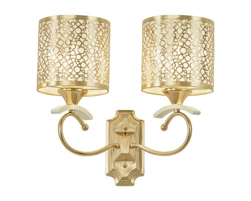 Дополнительное фото Настенный светильник Arte Milano Florentia-9787 309787/2W Wh/Gd: Купить в Интернет магазин освещения GCSVET.RU