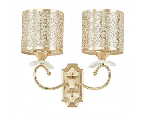 Дополнительное фото Настенный светильник Arte Milano Florentia-9787 309787/2W Wh/Gd: Купить в Интернет магазин освещения GCSVET.RU