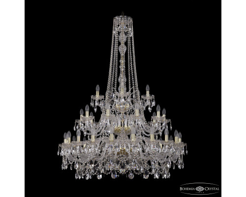Основное фото Люстра подвесная Bohemia Ivele Crystal 1411/20+10+5/400/h-158/3d G: Купить в Интернет магазин освещения GCSVET.RU