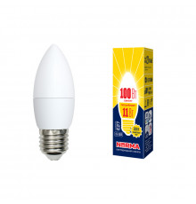 Светодиодная лампочка Volpe Norma C LED-C37-11W/WW/E27/FR/NR картон