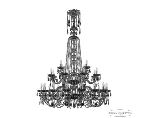 Основное фото Люстра подвесная Bohemia Ivele Crystal 1402/16+8+4/400/XL-160/2d Ni M731: Купить в Интернет магазин освещения GCSVET.RU