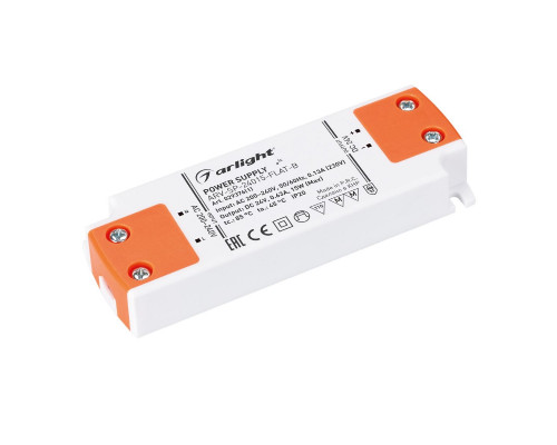 Основное фото Сетевой адаптер Arlight ARV-SP-24015-FLAT-B (24V, 0.63A, 15W) 029376(1): Купить в Интернет магазин освещения GCSVET.RU