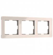Рамка на 3 поста Werkel Acrylic айвори 4690389186295 W0032743