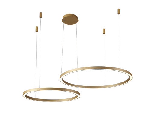 Основное фото Люстра подвесная Crystal Lux FORTUNA SP123W LED GOLD: Купить в Интернет магазин освещения GCSVET.RU