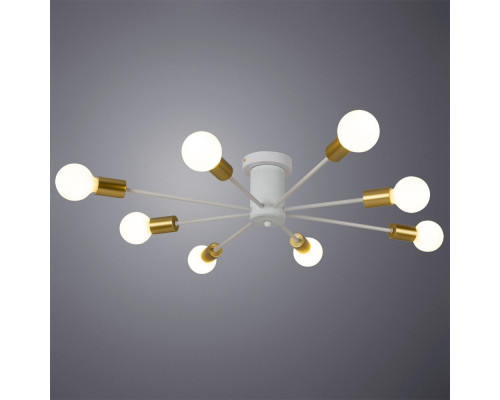 Дополнительное фото Люстра потолочная Arte Lamp Alastor A6702PL-8WH: Купить в Интернет магазин освещения GCSVET.RU
