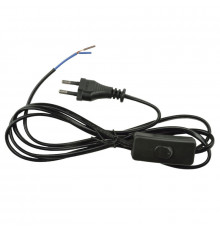 Шнур сетевой с вилкой и выключателем (UL-00004429) Uniel UCX-C10/02A-170 Black