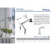 Дополнительное фото Настольная лампа (10610) Uniel TLD-524 White/LED/500Lm/4500K/Dimmer: Купить в Интернет магазин освещения GCSVET.RU