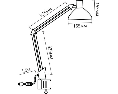 Дополнительное фото Настольная лампа (10610) Uniel TLD-524 White/LED/500Lm/4500K/Dimmer: Купить в Интернет магазин освещения GCSVET.RU