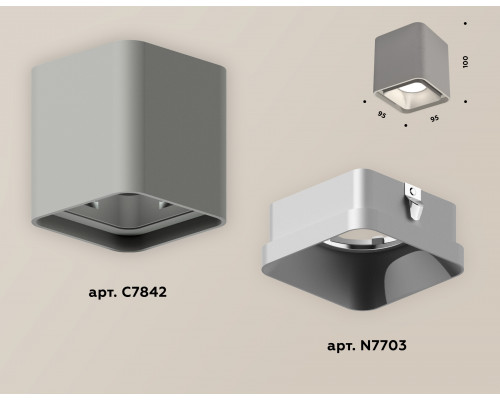 Дополнительное фото Светильник накладной Ambrella Light Techno XS7842003: Купить в Интернет магазин освещения GCSVET.RU