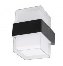Светильник настенный для улицы Uniel ULU-P26B-2x5W/4000K IP65 BLACK UL-00010518