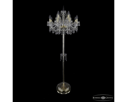 Основное фото Напольный светильник Bohemia Ivele Crystal 1403T2/8+4/195-165 G: Купить в Интернет магазин освещения GCSVET.RU