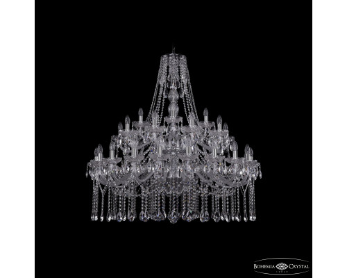 Основное фото Люстра подвесная Bohemia Ivele Crystal 1413/20+10+5/400/2d Ni: Купить в Интернет магазин освещения GCSVET.RU
