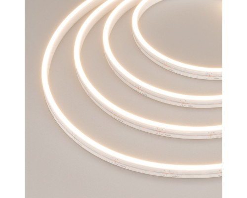 Основное фото Лента светодиодная (герметичная) Arlight MOONLIGHT-SIDE-A120-06x12mm 24V Warm3000 (9.6 W/m, IP65, 5m, wire x2) 041035: Купить в Интернет магазин освещения GCSVET.RU