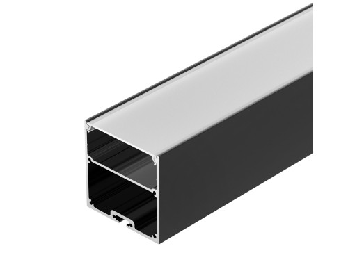 Основное фото Алюминиевый профиль Arlight SL-LINE-5050-LW-2000 ANOD BLACK 038451: Купить в Интернет магазин освещения GCSVET.RU