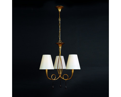 Дополнительное фото Люстра подвесная Mantra Paola Painted Gold 3542: Купить в Интернет магазин освещения GCSVET.RU