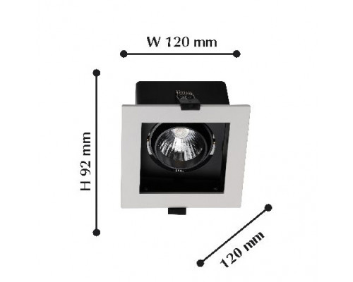 Дополнительное фото Светильник встраиваемый LED Favourite Flashled 1988-1C: Купить в Интернет магазин освещения GCSVET.RU