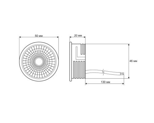 Дополнительное фото Светодиодный модуль Denkirs DK3000-5W: Купить в Интернет магазин освещения GCSVET.RU