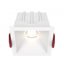 Светильник встраиваемый Maytoni Technical Alfa LED DL043-01-10W3K-D-SQ-W