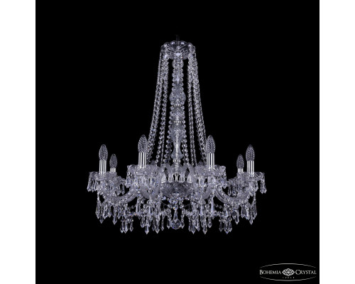 Основное фото Люстра подвесная Bohemia Ivele Crystal 1403/8/240/h-76 Ni: Купить в Интернет магазин освещения GCSVET.RU