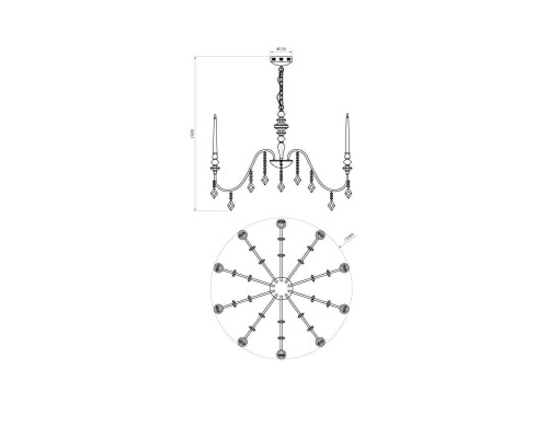 Дополнительное фото Люстра подвесная LED Lucia Tucci Flop 3390.16 Chrome: Купить в Интернет магазин освещения GCSVET.RU