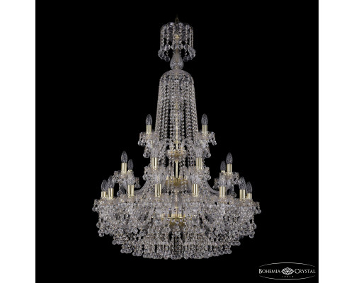Основное фото Люстра подвесная Bohemia Ivele Crystal 1409/16+8+4/300/XL-130/3d G: Купить в Интернет магазин освещения GCSVET.RU