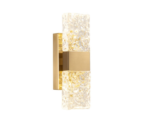 Основное фото Светильник настенный DeLight Collection Wall lamp 88068W gold/clear: Купить в Интернет магазин освещения GCSVET.RU
