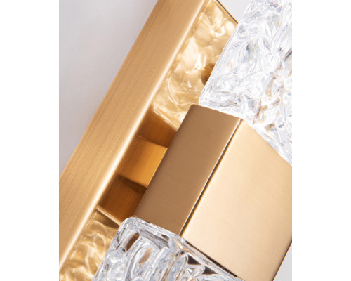 Дополнительное фото Светильник настенный DeLight Collection Wall lamp 88068W gold/clear: Купить в Интернет магазин освещения GCSVET.RU