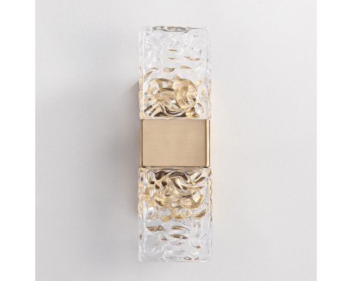 Дополнительное фото Светильник настенный DeLight Collection Wall lamp 88068W gold/clear: Купить в Интернет магазин освещения GCSVET.RU