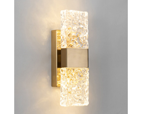 Дополнительное фото Светильник настенный DeLight Collection Wall lamp 88068W gold/clear: Купить в Интернет магазин освещения GCSVET.RU
