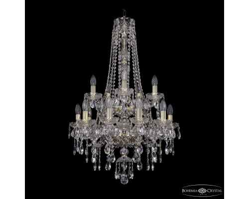Основное фото Люстра подвесная Bohemia Ivele Crystal 1415/10+5/200/h-92/2d G: Купить в Интернет магазин освещения GCSVET.RU