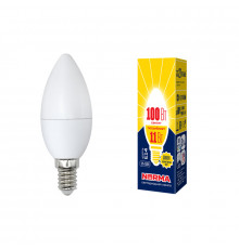 Светодиодная лампочка Volpe Norma C LED-C37-11W/WW/E14/FR/NR картон