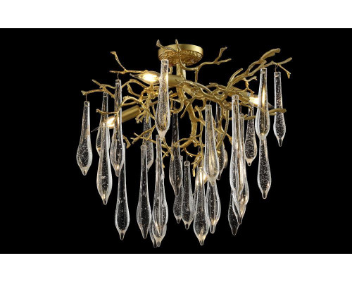Дополнительное фото Люстра потолочная Crystal Lux Reina PL5 D600 Gold Pearl: Купить в Интернет магазин освещения GCSVET.RU