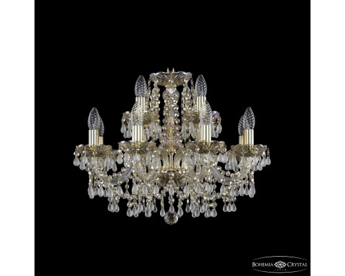 Основное фото Люстра подвесная Bohemia Ivele Crystal 1410/8+4/195 G V0300 M801: Купить в Интернет магазин освещения GCSVET.RU