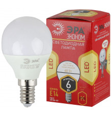 Светодиодная лампочка Эра ECO LED Р45-6W-827-E14 Б0020626