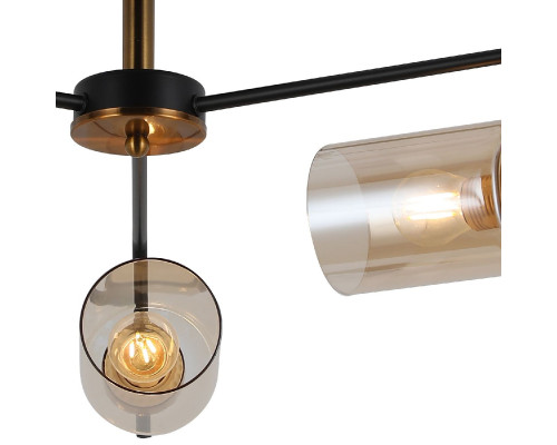 Дополнительное фото Люстра потолочная Illumico IL8248-3COU-79 BK GD: Купить в Интернет магазин освещения GCSVET.RU