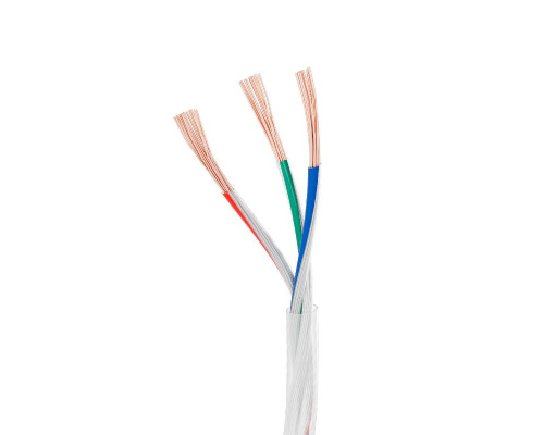 Основное фото Провод питания Arlight ARL-20AWG-CLEAR-3Wire-CU-Double (3x0.75mm) 040591: Купить в Интернет магазин освещения GCSVET.RU