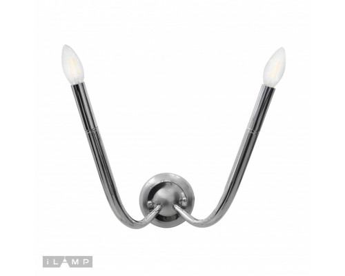 Дополнительное фото Настенный светильник iLamp Evolution B88088-2 CR: Купить в Интернет магазин освещения GCSVET.RU
