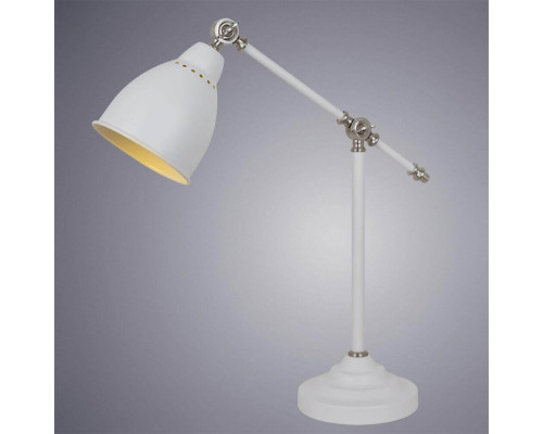 Дополнительное фото Лампа настольная Arte Lamp Braccio A2054LT-1WH: Купить в Интернет магазин освещения GCSVET.RU