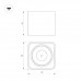 Дополнительное фото Светильник накладной Arlight SP-DICE-S78x78-10W Warm3000 (BK, 24 deg, 230V) 046632: Купить в Интернет магазин освещения GCSVET.RU
