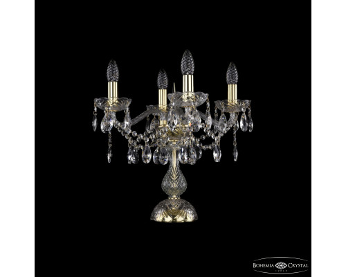 Основное фото Лампа настольная Bohemia Ivele Crystal 1413L/4/141-39 G: Купить в Интернет магазин освещения GCSVET.RU