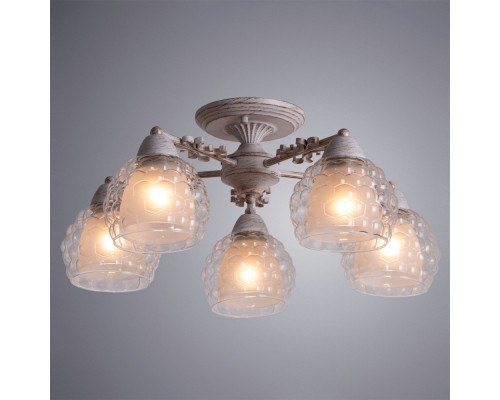 Дополнительное фото Люстра потолочная Arte Lamp Malina A7695PL-5WG: Купить в Интернет магазин освещения GCSVET.RU