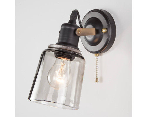 Основное фото Настенный светильник Eurosvet 70111/1 черный: Купить в Интернет магазин освещения GCSVET.RU