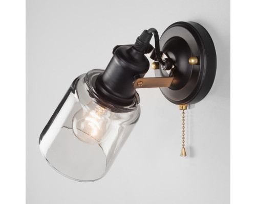 Дополнительное фото Настенный светильник Eurosvet 70111/1 черный: Купить в Интернет магазин освещения GCSVET.RU