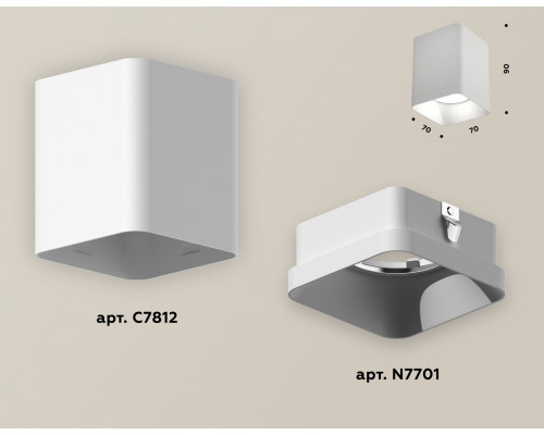 Дополнительное фото Светильник накладной Ambrella Light Techno XS7812001 (C7812, N7701): Купить в Интернет магазин освещения GCSVET.RU